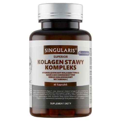 Miniaturka artykułu - Singularis Kolagen Stawy Kompleks, 60 kaps. KR&Oacute;TKA DATA 31.08.2026