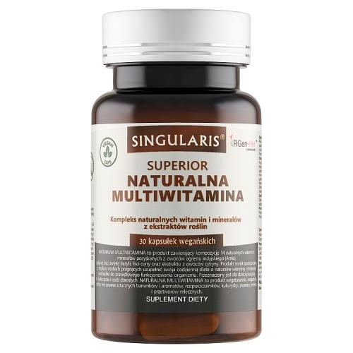 Miniaturka artykułu - SINGULARIS Naturalna multiwitamina Organic, 30 kaps.