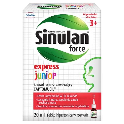 Miniaturka artykułu - Sinulan Express Forte Junior, 20 ml