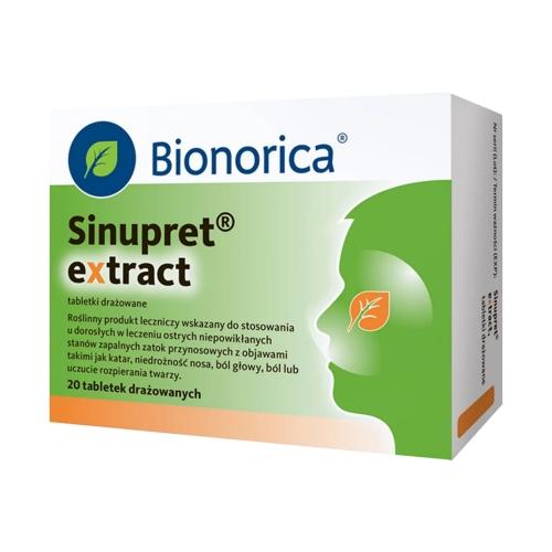 Miniaturka artykułu - Sinupret extract 160 mg - 20 tabletek