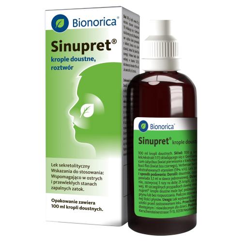 Miniaturka artykułu - SINUPRET Krople - 100 ml