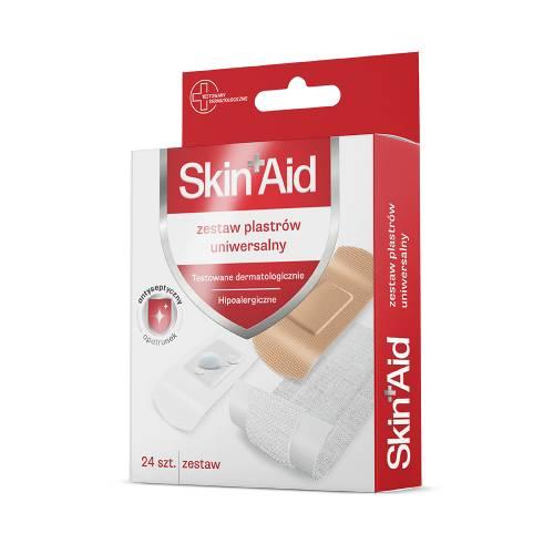 Miniaturka artykułu - Skin Aid Zestaw plastr&oacute;w uniwersalny, 24szt.