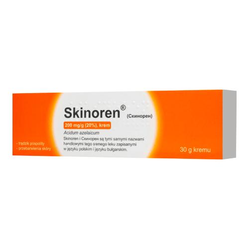 Miniaturka artykułu - Skinoren 200 mg Krem na trądzik, 30 g