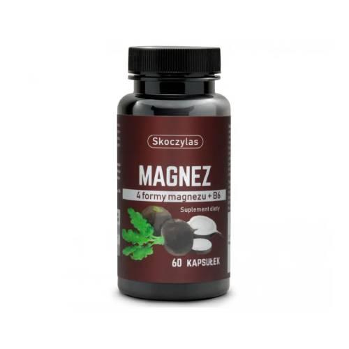 Miniaturka artykułu - SKOCZYLAS Magnez + B6, 60 kaps.