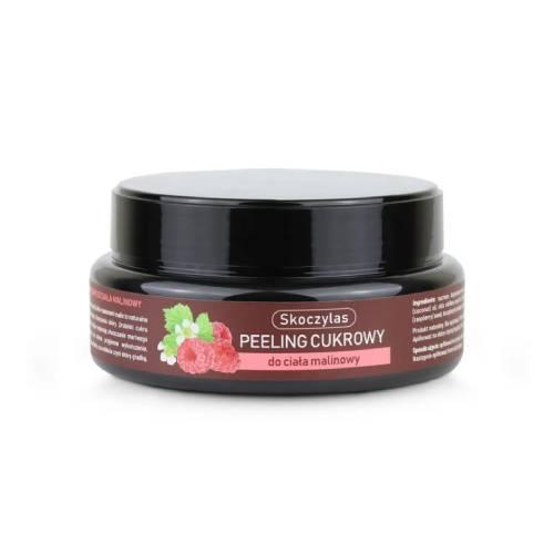 Miniaturka artykułu - SKOCZYLAS Peeling cukrowy do ciała malinowy, 200 ml