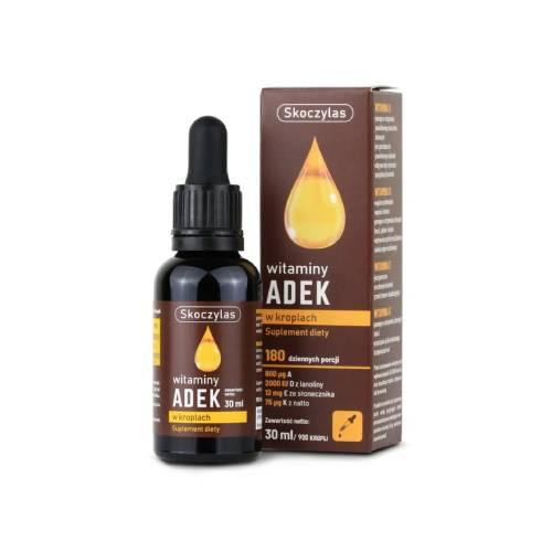 Miniaturka artykułu - SKOCZYLAS Witaminy ADEK, 30 ml