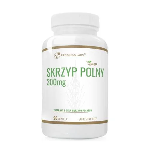 Miniaturka artykułu - Progress Labs Skrzyp polny ekstrakt 300 mg, 90 kaps.