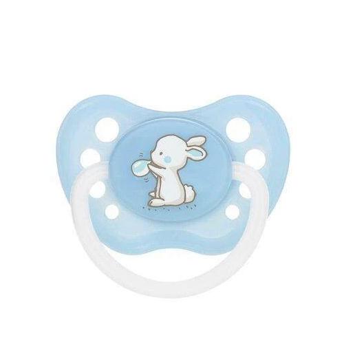Miniaturka artykułu - CANPOL BABIES Smoczek silikonowy anatomiczny 0-6m 23/262 Kr&oacute;lik, 1szt.