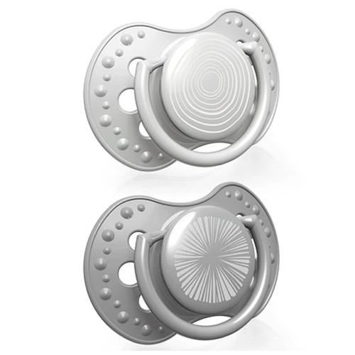 Miniaturka artykułu - Lovi Harmony Boy Smoczek silikonowy dynamiczny 0-6 m, 2 szt.