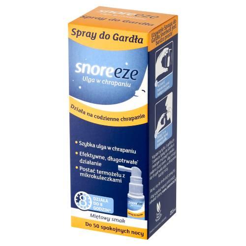Miniaturka artykułu - Snoreeze Spray do gardła - 23,5 ml