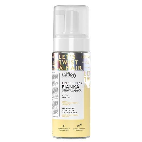 Miniaturka artykułu - So!flow Pianka utrwalająca do włosów kręconych, 170 ml