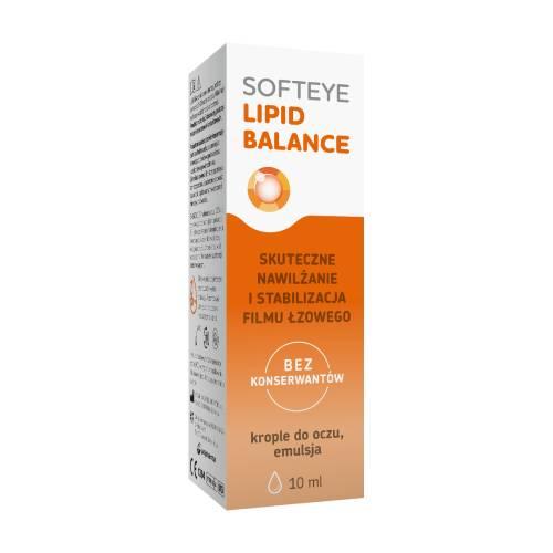 Miniaturka artykułu - Softeye Lipid Balance krople do oczu emulsja, 10 ml