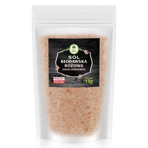 Miniaturka artykułu - Dary Natury S&oacute;l kłodawska R&oacute;żowa drobnoziarnista, 1 kg