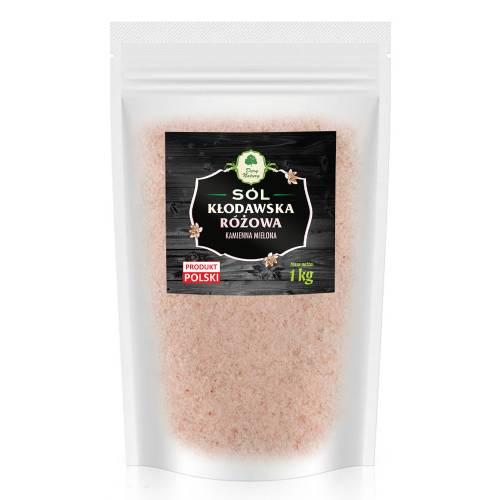 Miniaturka artykułu - Dary Natury S&oacute;l kłodawska r&oacute;żowa kamienna mielona, 1 kg
