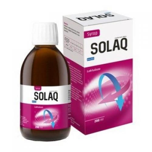 Zdjęcie produktu - SOLAQ Syrop - 200ml laktuloza zaparcia USZKODZONE OPAKOWANIE TEKTUROWE