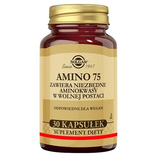 Miniaturka artykułu - SOLGAR Amino 75 - 30 kapsułek