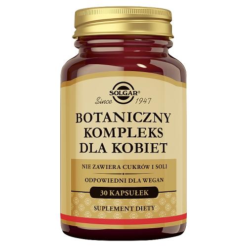 Miniaturka artykułu - SOLGAR Botaniczny kompleks dla kobiet, 30 kaps.