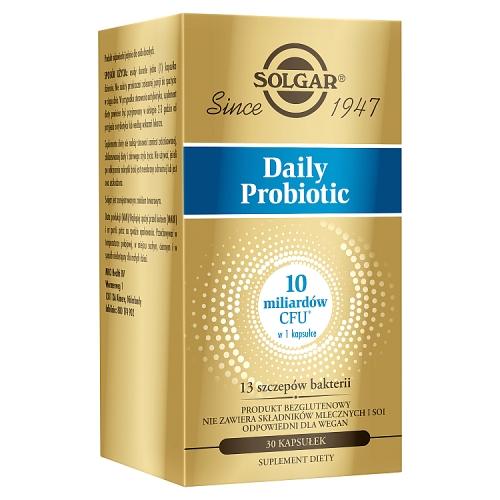 Miniaturka artykułu - Solgar Daily Probiotic, 30 kaps.