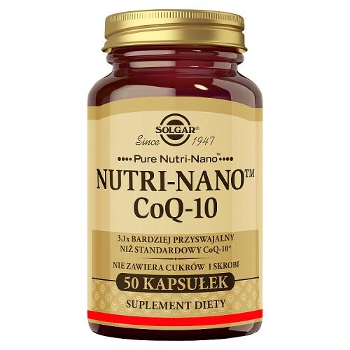 Miniaturka artykułu - SOLGAR Nutri Nano CoQ-10 - 50 kapsułek