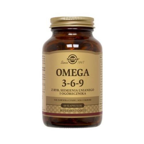 Miniaturka artykułu - SOLGAR Omega 3-6-9 - 60 kapsułek
