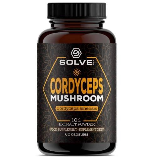 Miniaturka artykułu - Solve Labs Cordyceps 10:1 Ekstrakt, 60 kaps.