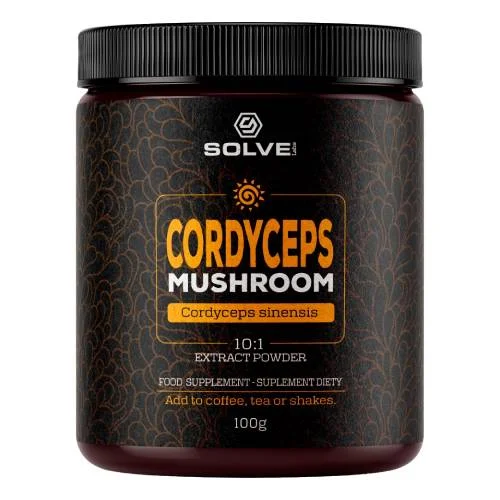 Miniaturka artykułu - Solve Labs Cordyceps 10:1 ekstrakt z maczużnika chińskiego, 100 g