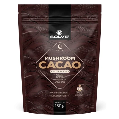 Miniaturka artykułu - Solve Labs Mushroom Cacao, 180 g