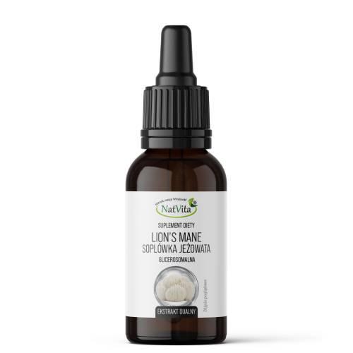 Miniaturka artykułu - NatVita Sopl&oacute;wka Jeżowata Ekstrakt w glicerosomach, 30 ml
