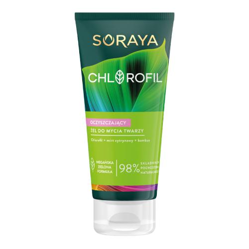 Miniaturka artykułu - SORAYA CHLOROFIL Oczyszczający Żel do mycia twarzy, 150ml