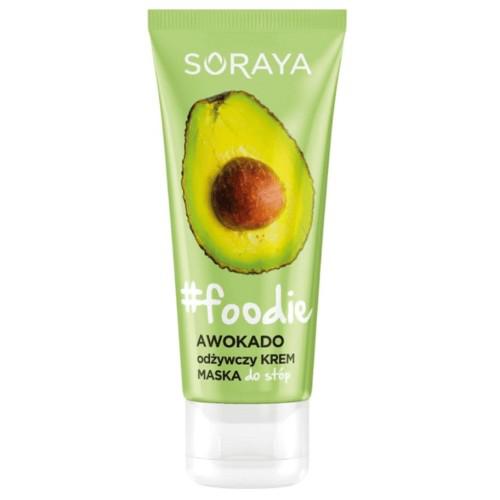 Miniaturka artykułu - SORAYA Foodie Odżywczy krem-maska do st&oacute;p Awokado, 75ml