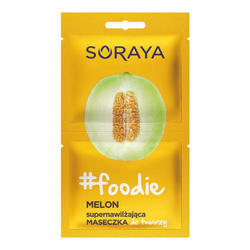 Miniaturka artykułu - SORAYA Foodie Supernawilżająca maseczka do twarzy Melon, 2x5ml