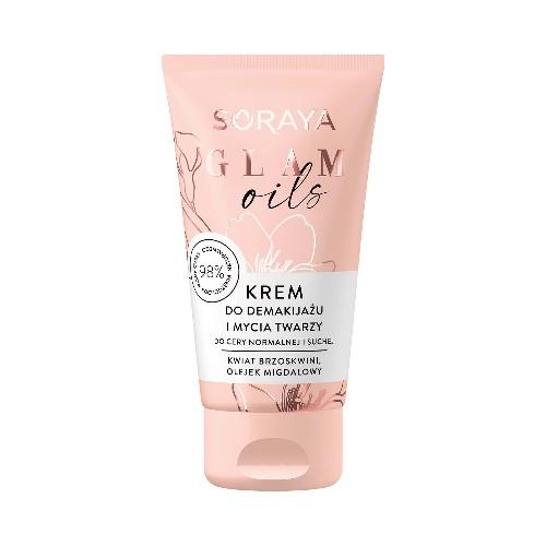 Miniaturka artykułu - SORAYA Glam Oils Krem do demakijażu i mycia twarzy, 125ml