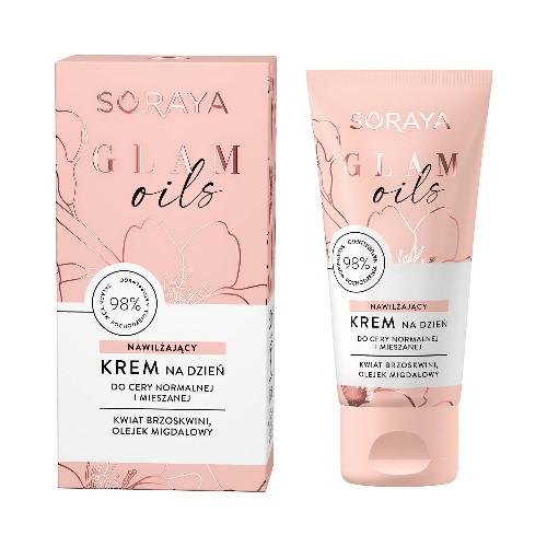 Miniaturka artykułu - SORAYA Glam Oils nawilżający krem na dzień, 50ml