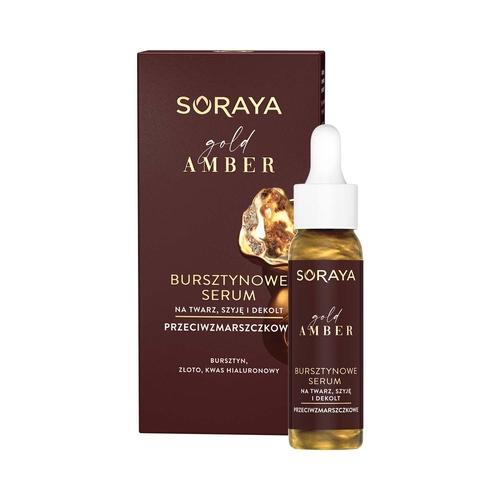 Miniaturka artykułu - SORAYA Gold Amber Bursztynowe Serum przeciwzmarszczkowe, 30ml