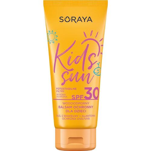 Miniaturka artykułu - SORAYA  Kids Sun Wodoodporny balsam do opalania dla dzieci SPF 30, 100 ml