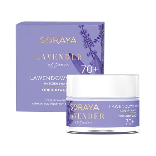 Miniaturka artykułu - SORAYA Lawendowy krem odbudowujący do twarzy 70+, 50ml