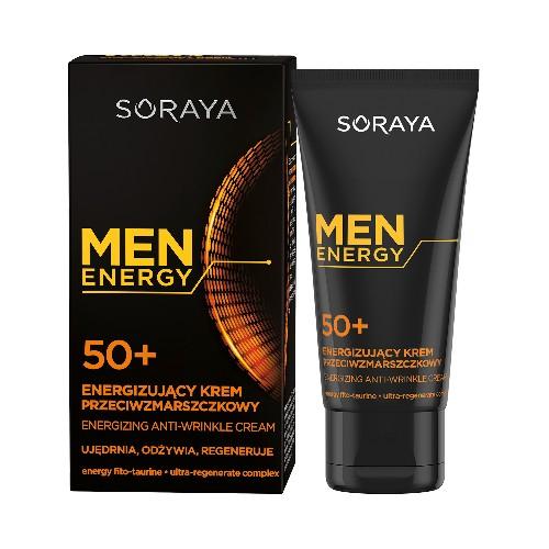 Miniaturka artykułu - SORAYA Men Energy 50+ Energizujący Krem Przeciwzmarszczkowy, 50ml