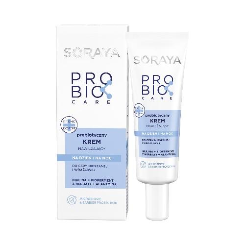 SORAYA Probio Care Prebiotyczny krem nawilżający do cery mieszanej i wrażliwej, 50ml