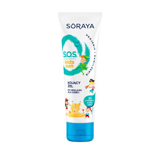 Miniaturka artykułu - Soraya  S.O.S. Kids Sun kojący żel po opalaniu dla dzieci, 100ml