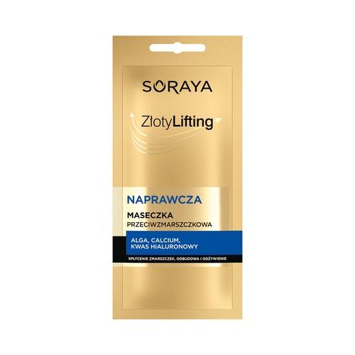 SORAYA Złoty Lifting Naprawcza maseczka przeciwzmarszczkowa, 8ml