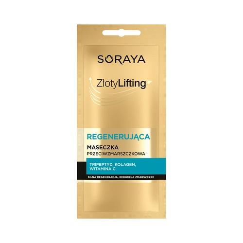 SORAYA Złoty Lifting Regenerująca maseczka przeciwzmarszczkowa, 8ml