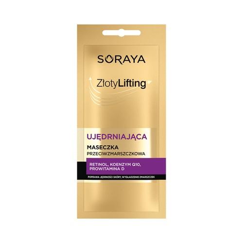 SORAYA Złoty Lifting Ujędrniająca maseczka przeciwzmarszczkowa, 8ml
