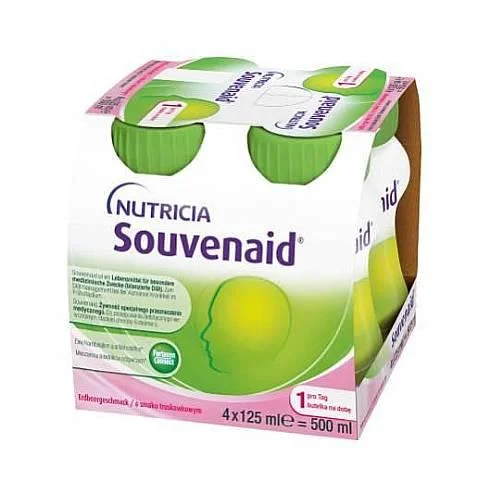Miniaturka artykułu - Sovenaid Nap&oacute;j o smaku truskawkowym, 4 x 125 ml KROTKA DATA  19.10.2026