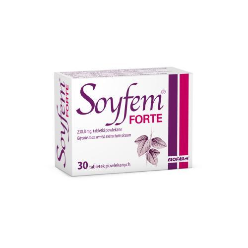 Miniaturka artykułu - SOYFEM FORTE - 30 tabletek, Lek na menopauzę USZKODZONE OPAKOWANIE TEKTUROWE