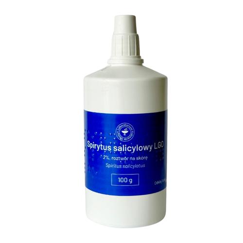 Miniaturka artykułu - SPIRYTUS salicylowy 2% (L.G. Olsztyn), 100g 
