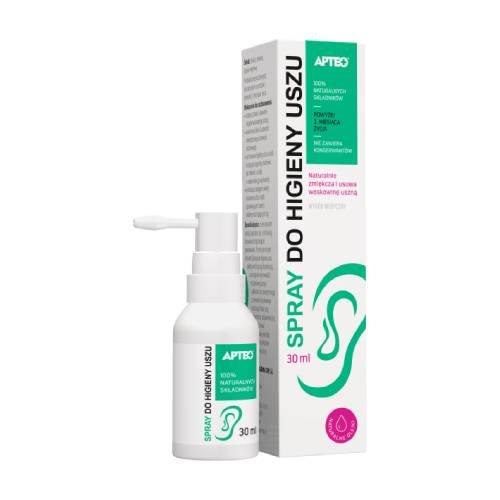 Miniaturka artykułu - APTEO Spray do higieny uszu, 30ml