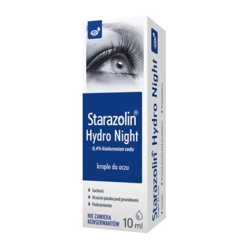 Miniaturka artykułu - Starazolin Hydro Night Krople do oczu, 10 ml