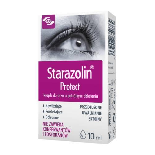 Miniaturka artykułu - Starazolin Protect Krople do oczu o potr&oacute;jnym działaniu, 10 ml