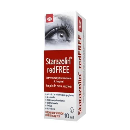 Miniaturka artykułu - Starazolin redFREE Krople do oczu, 10ml USZKODZONE OPAKOWANIE TEKTUROWE