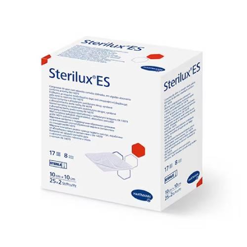 Miniaturka artykułu - STERILUX ES Kompresy gazowe jałowe 10cm x 10cm, 25 x 2 szt.